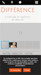 Mobile Screenshot of difference-coiffure-poitiers.fr